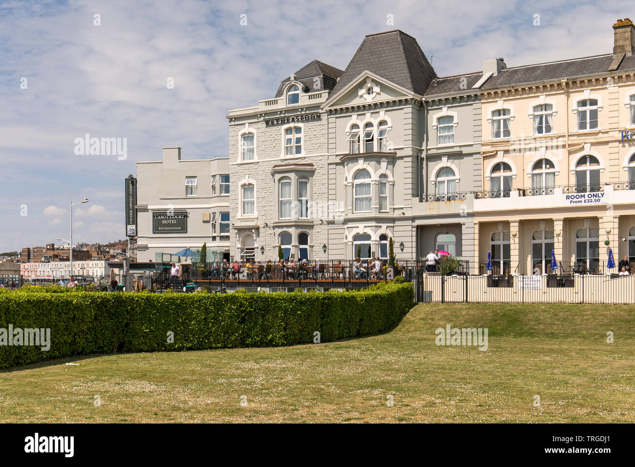 Royal Grosvenor Hotel, Weston Super Mare, Somerset du Nord, Angleterre, Royaume-Uni Banque D'Images