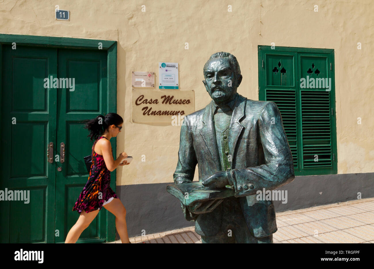 Casa Museo de Miguel de Unamuno. Puerto del Rosario. L'île de Fuerteventura. Provincia de Las Palmas. Islas Canarias. España Banque D'Images