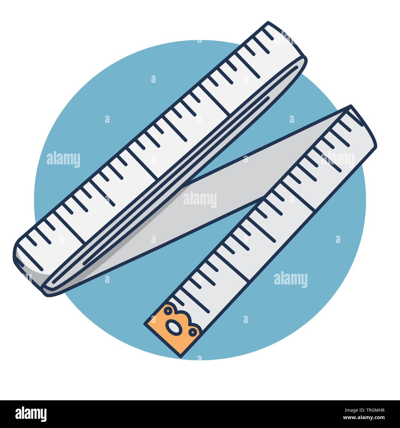 Bande à coudre. Cartoon illustration couture Banque D'Images