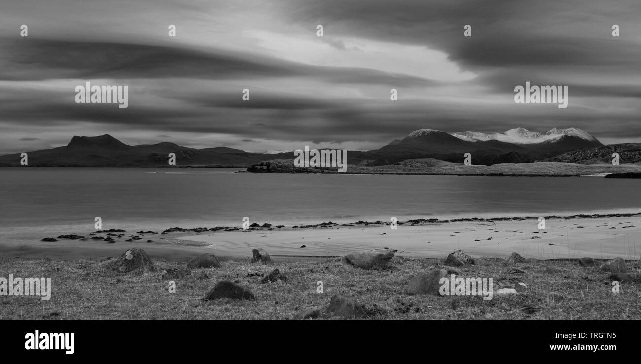 Mellon Udrigle côte, Wester Ross Banque D'Images