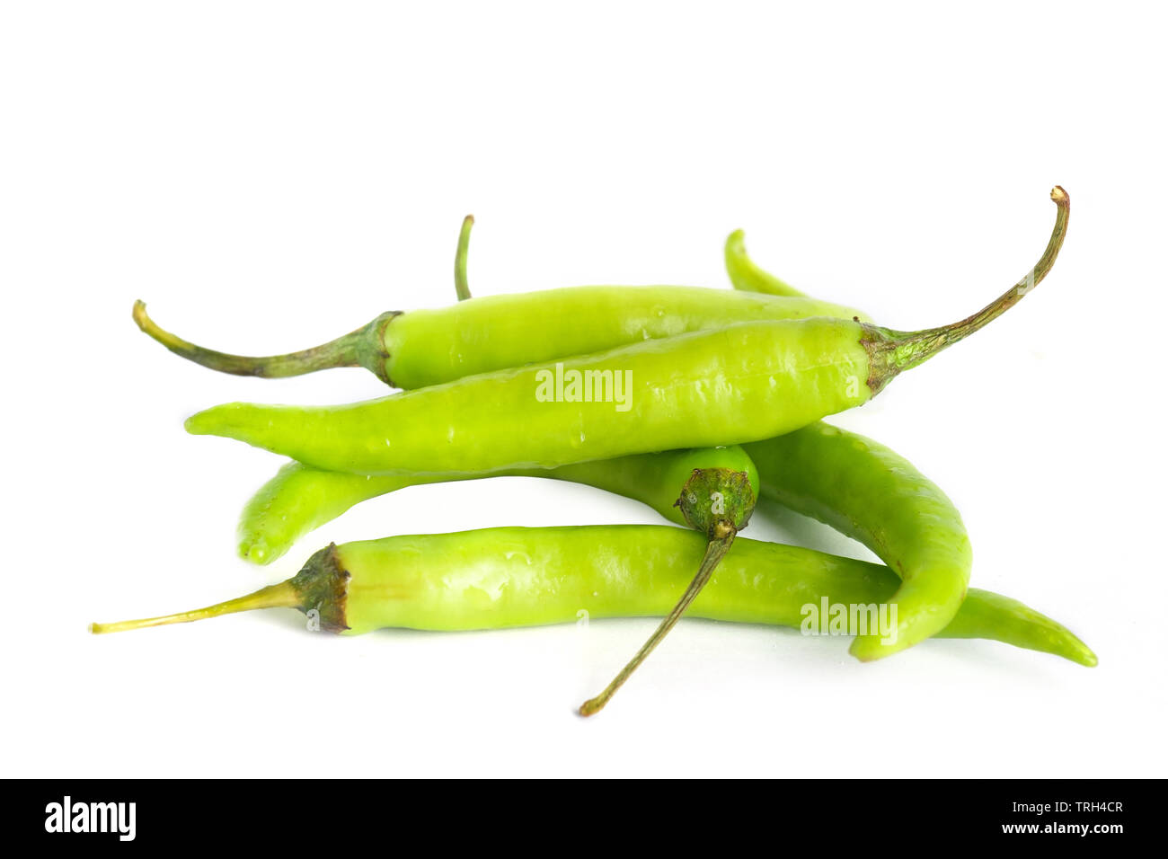 Piment banane aussi connu sous le nom de poivre de cire jaune Banque D'Images