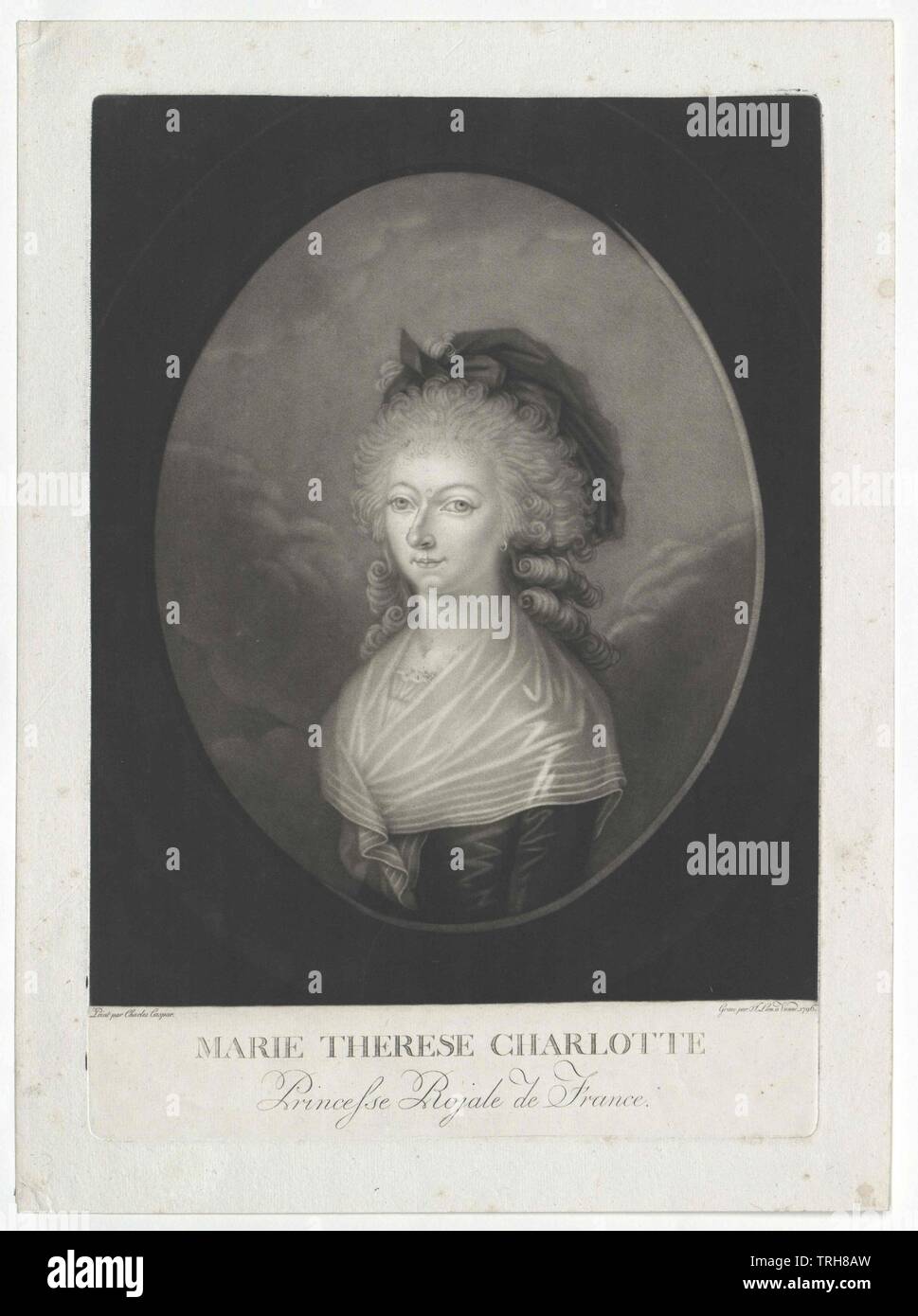 Marie Thérèse, princesse de France, Additional-Rights Clearance-Info-Not-Available- Banque D'Images