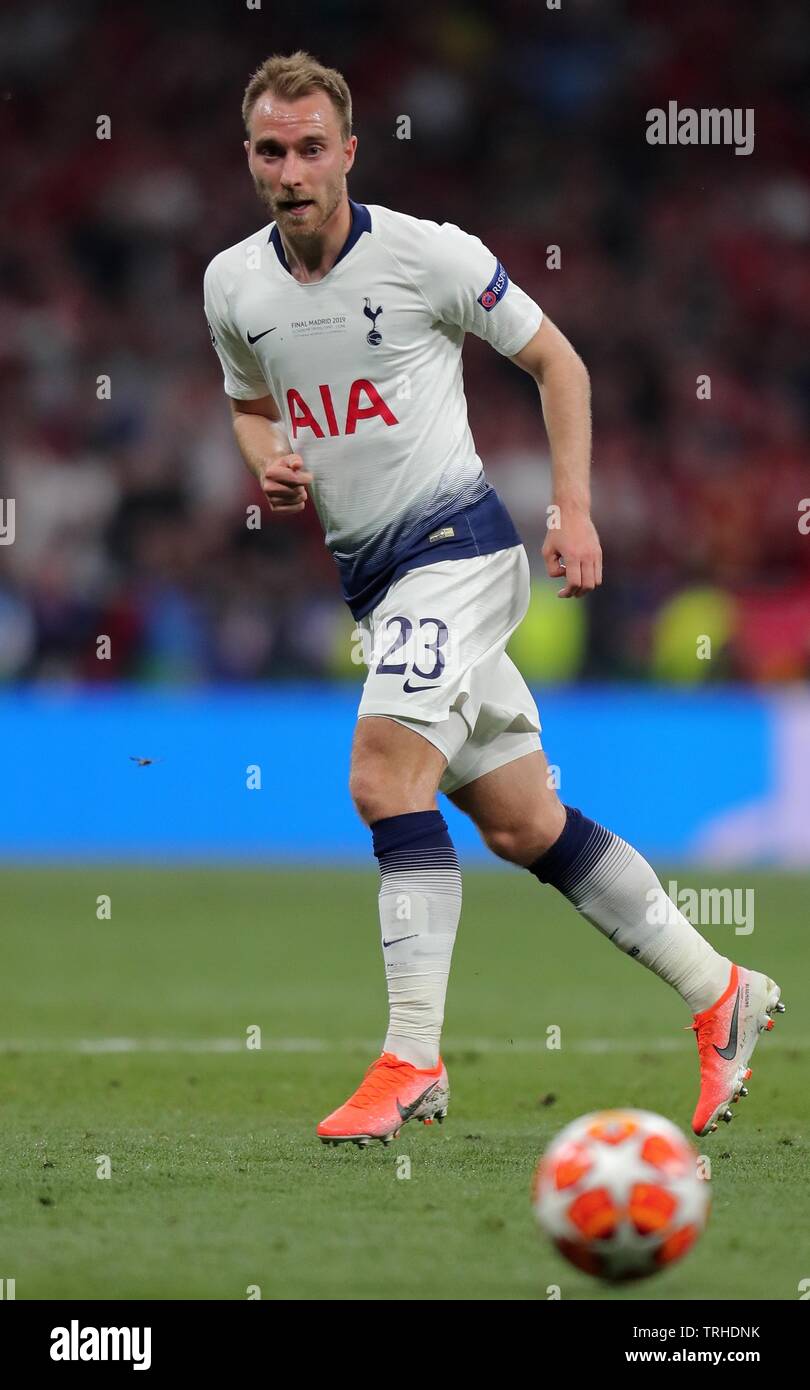 CHRISTIAN ERIKSEN, Tottenham Hotspur FC, 2019 Banque D'Images