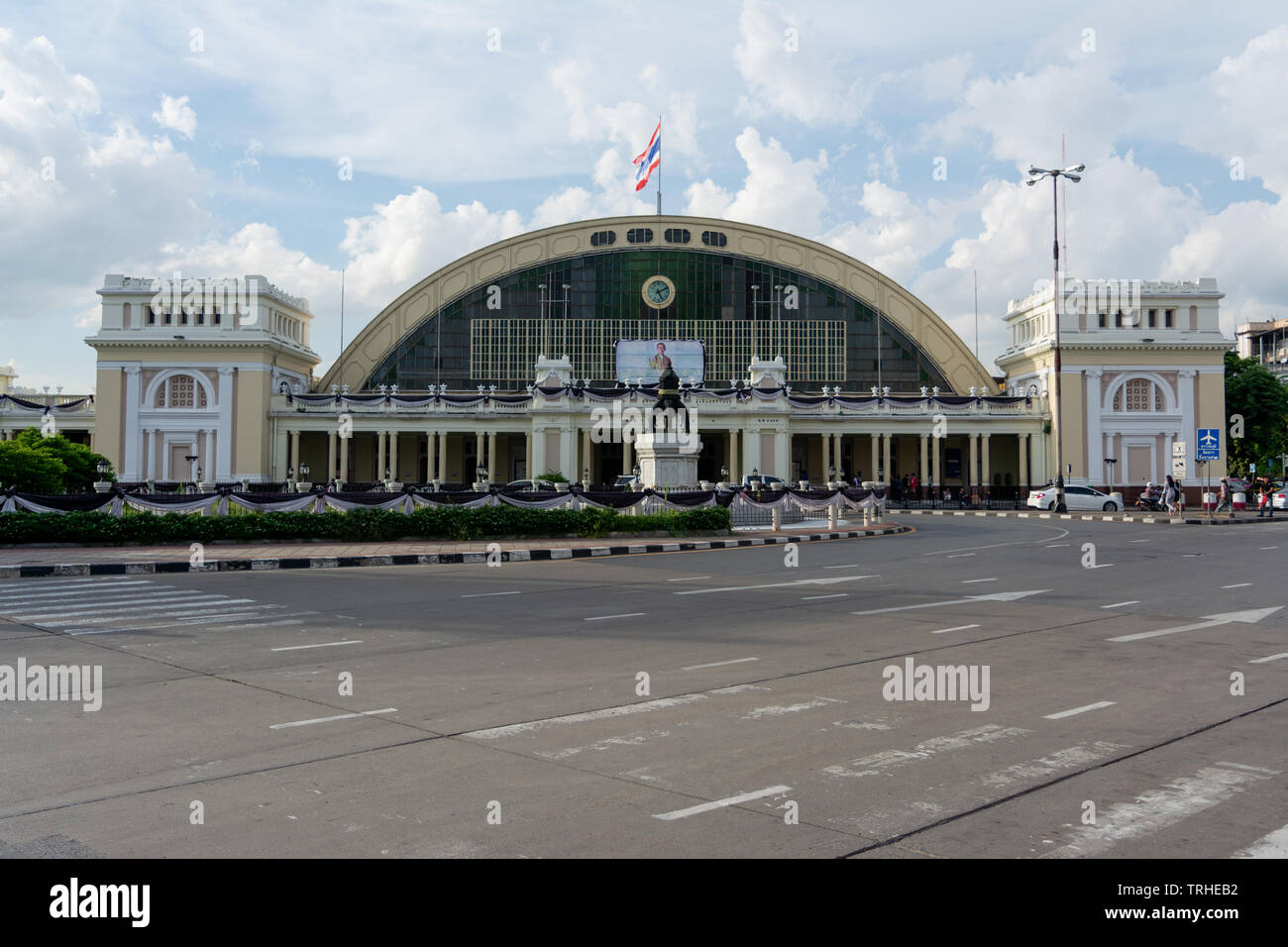 Vue de la gare principale de Bangkok, Thaïlande. Banque D'Images