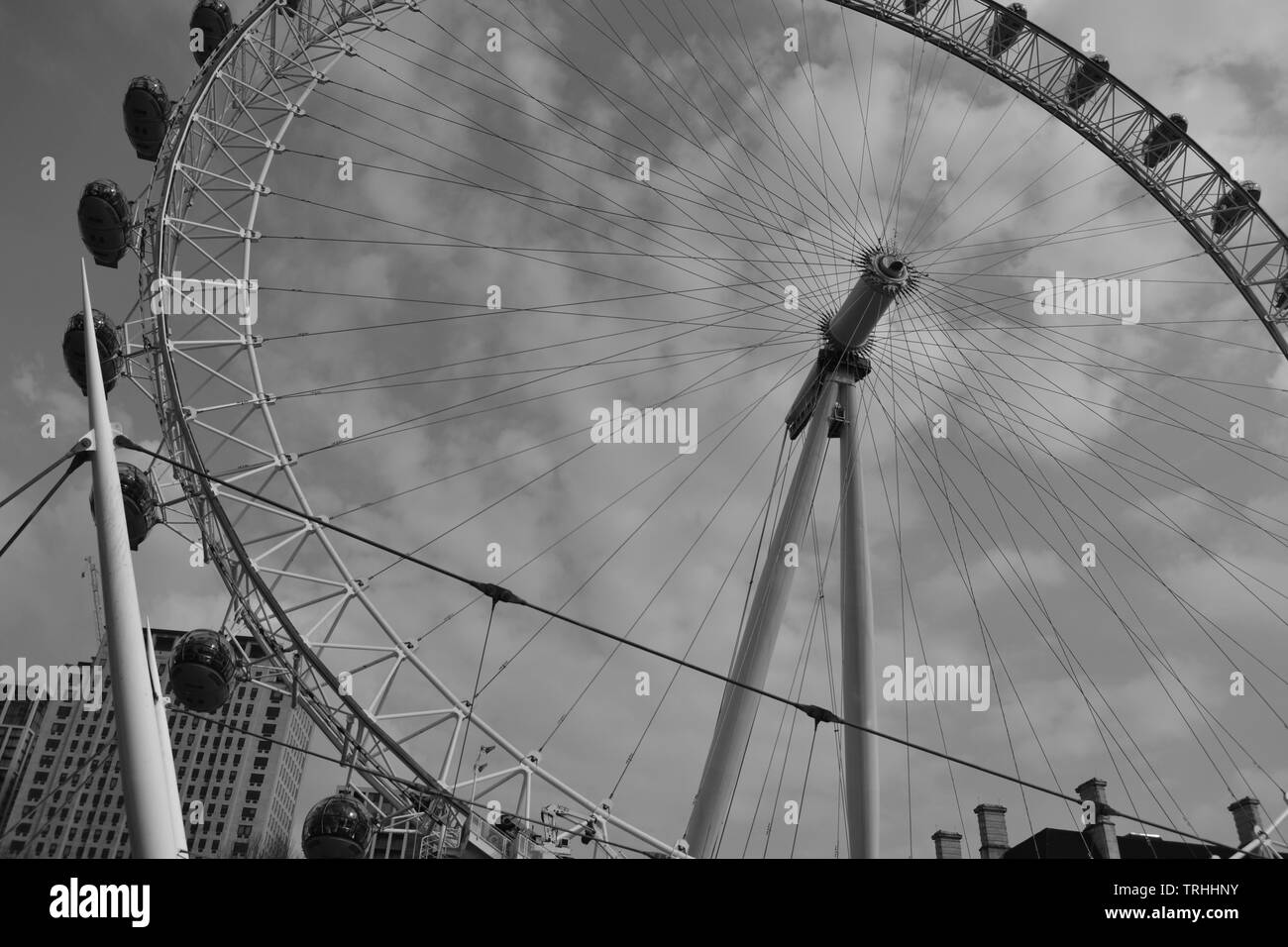 London eye ride vu de la Tamise Banque D'Images London eye ride vu de la Tamise Banque D'Images