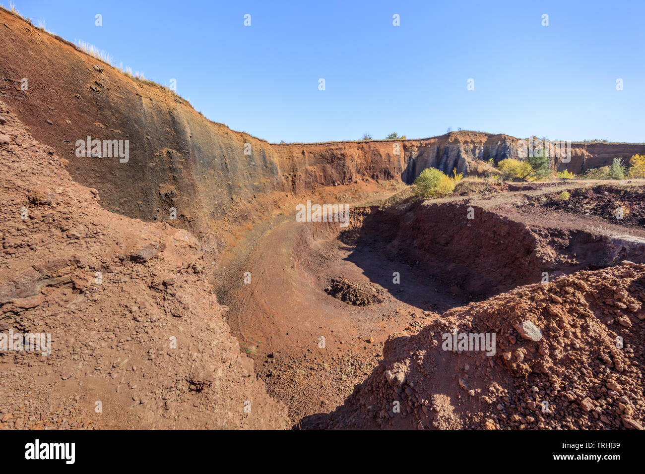 L'Gruiu volcan. Le comté de Brasov, en Transylvanie, Roumanie. Banque D'Images