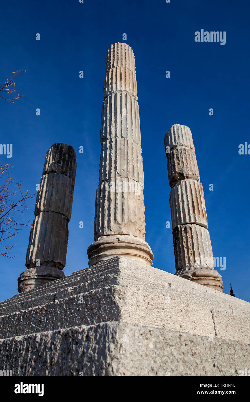 Apollon Smintheion ville ancienne. Maras, à Canakkale, Turquie Banque D'Images
