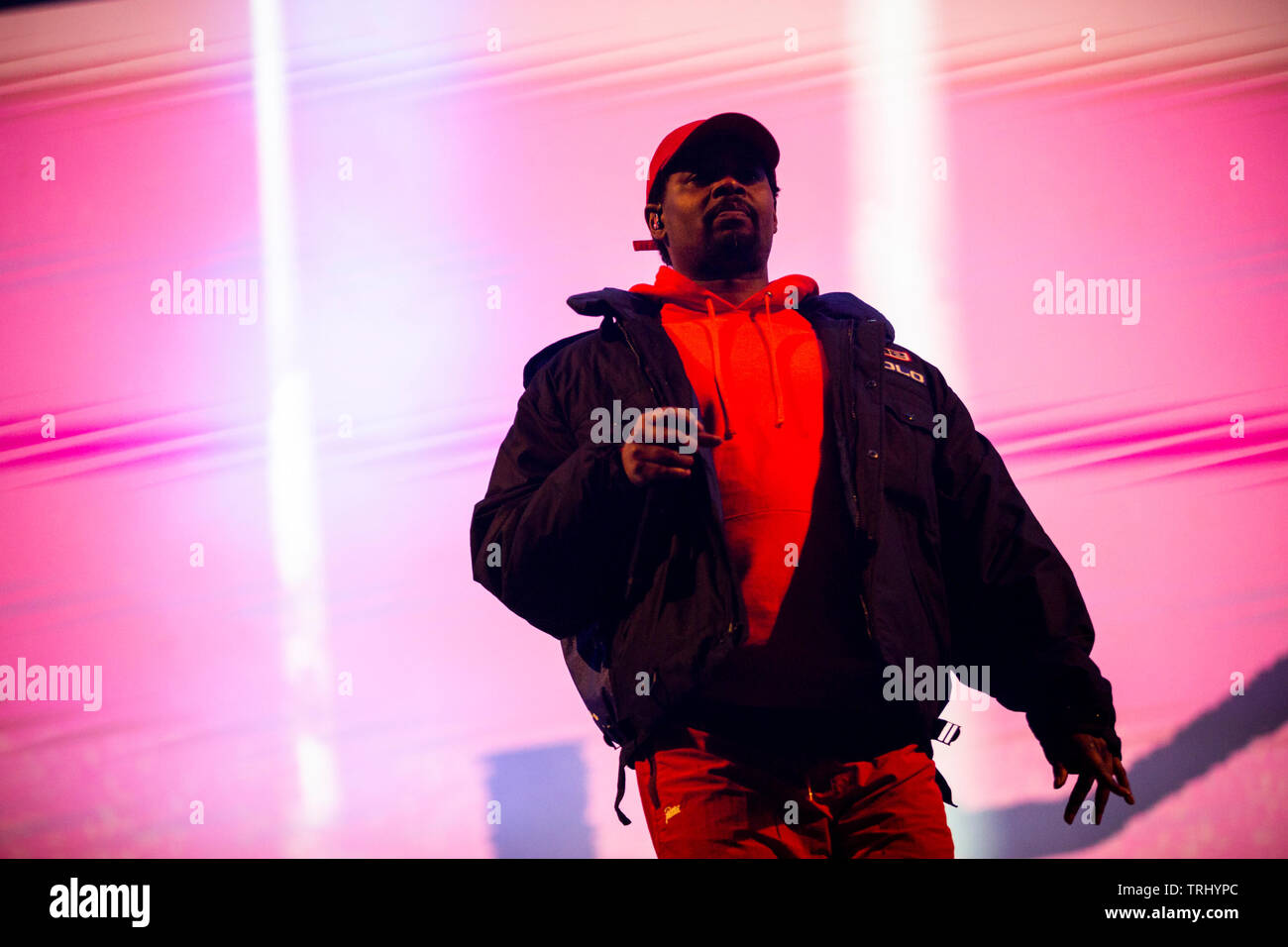 Le rappeur américain, Danny Brown, est vu en live à nos Primavera Sound Festival 2019 s'est tenue à Porto, Portugal. Banque D'Images