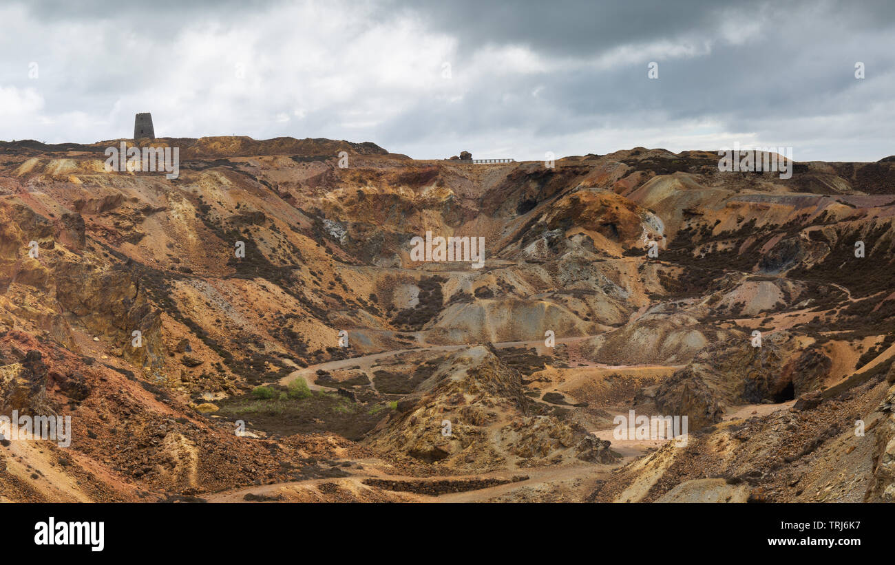 Parys Mountain, Anglesey Banque D'Images