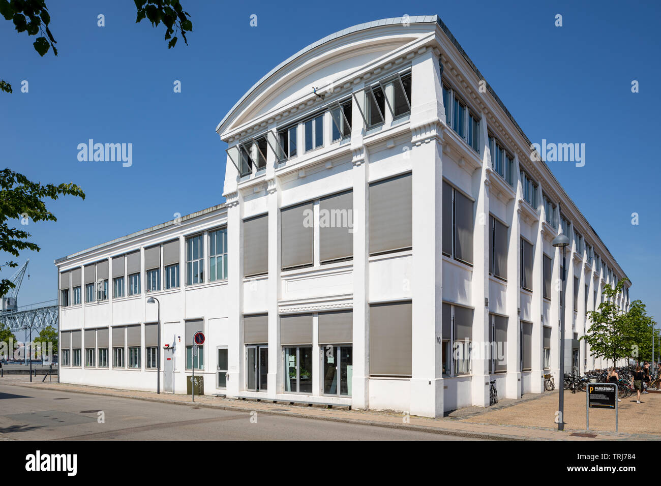 L'Académie Royale des Beaux-arts, École de Design, bâtiment d'origine de 1916, re-conçu par Søren Robert Lund en 2000 ; Holmen, Copenhague Banque D'Images