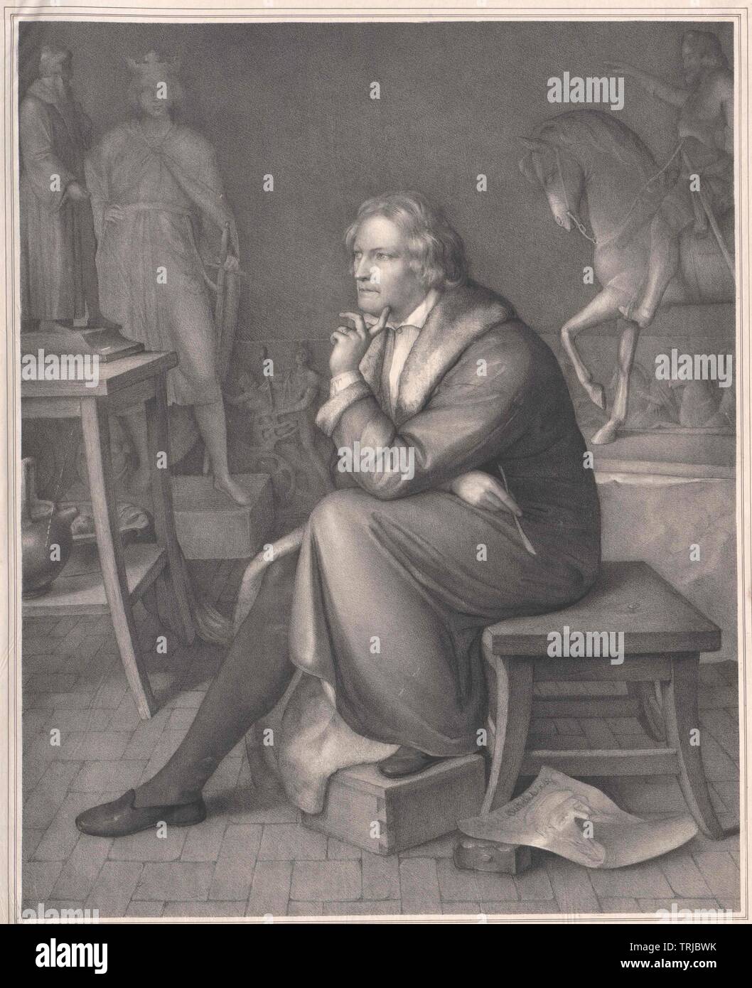 Bertel Thorvaldsen,-Clearance-Info Additional-Rights,-Not-Available Banque D'Images