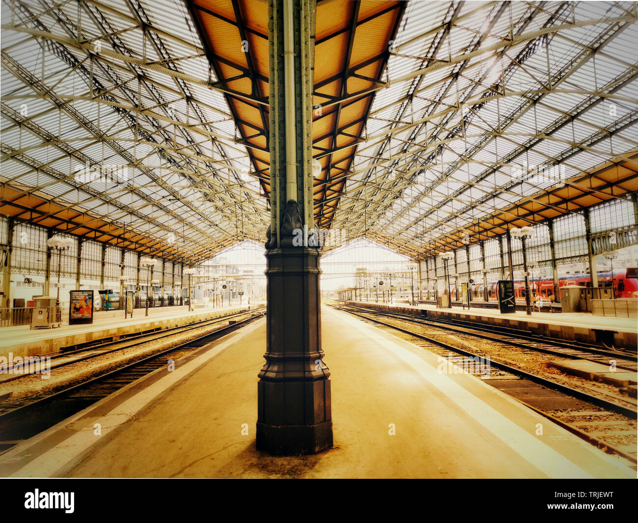 La gare centrale de Tours, Indre-et-Loire, Centre Val de Loire, France Banque D'Images