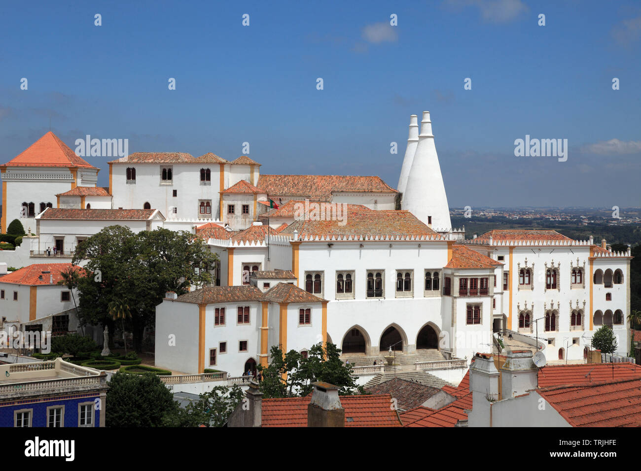 Le Portugal, Sintra, Palais National, Banque D'Images