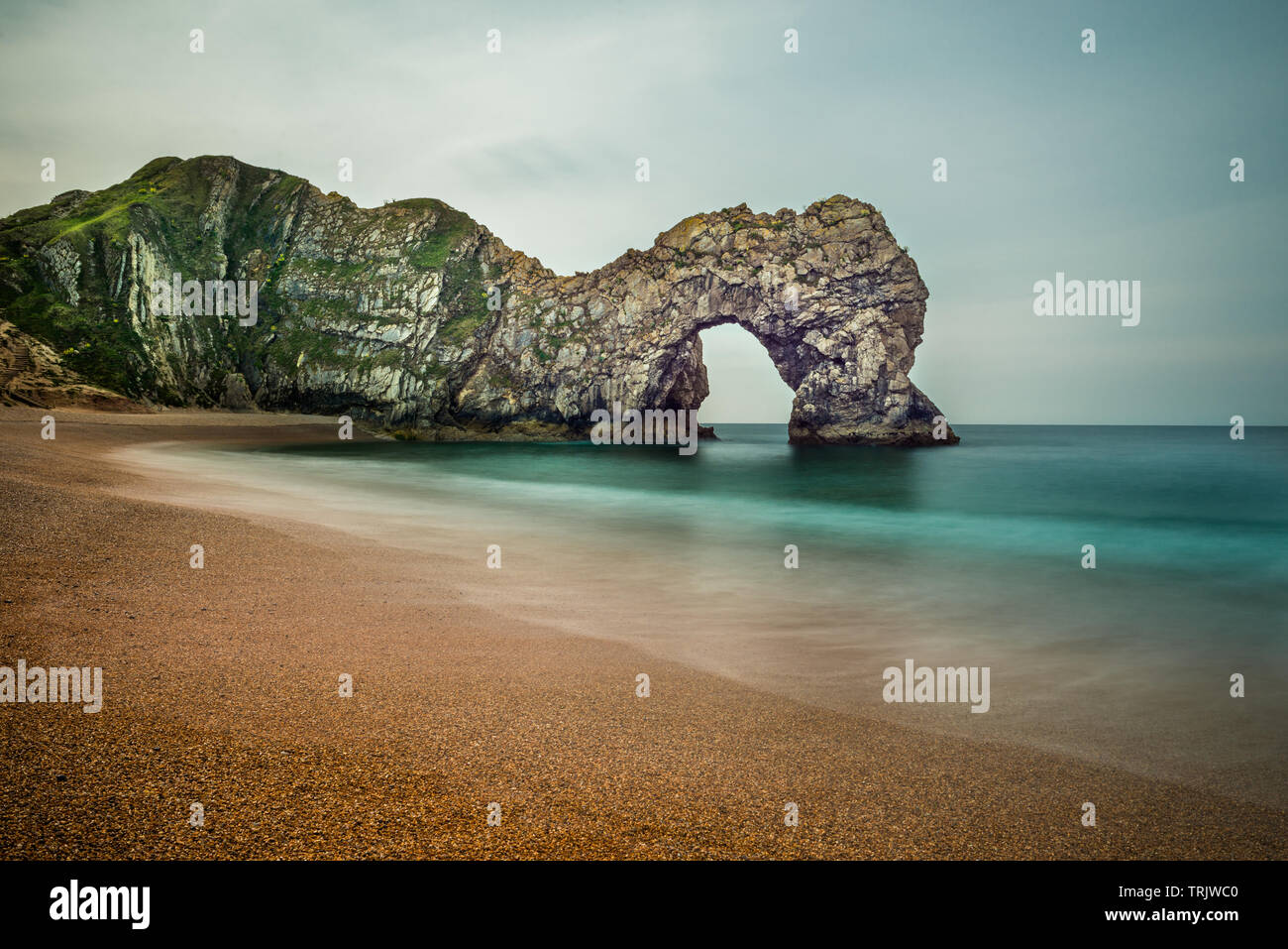 Durdle Door sur la côte jurassique du Dorset. Angleterre, Royaume-Uni. Banque D'Images