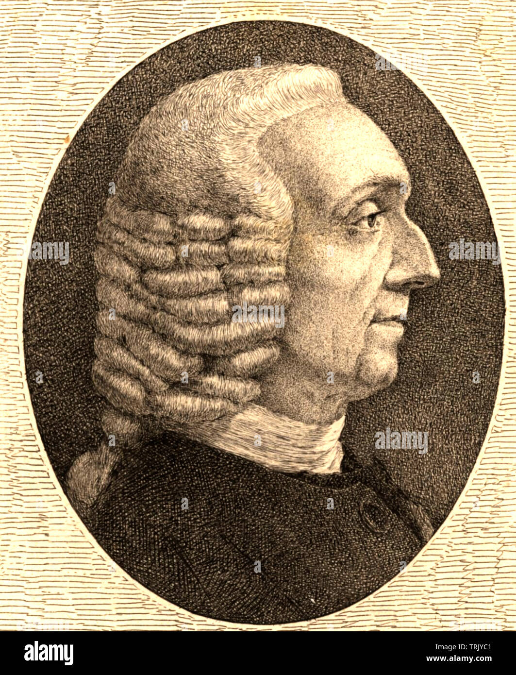 Jean Bernoulli (1667-1748) Mathématicien suisse Photo Stock - Alamy