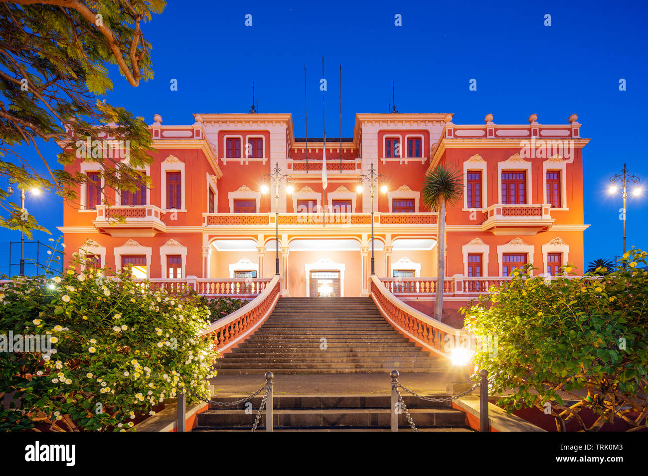 L'Europe, Espagne, Iles Canaries, Tenerife, La Orotava, Liceo Taoro de Banque D'Images