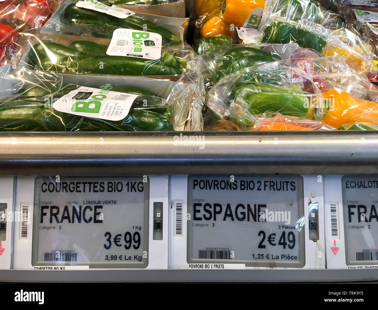 Légumes bio, France Banque D'Images
