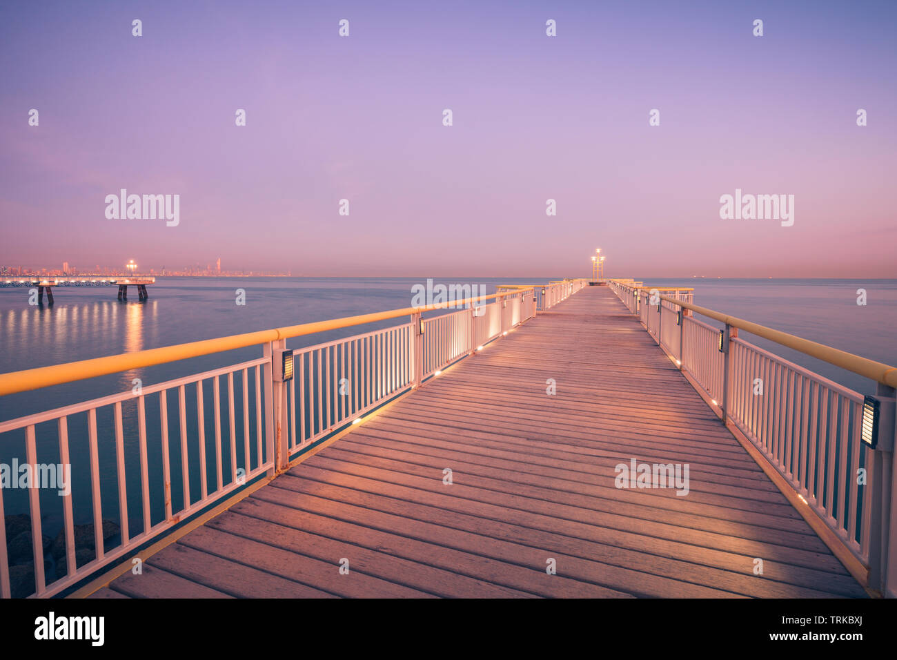 Corniche à Koweït City. La ville de Koweït, Koweït. Banque D'Images