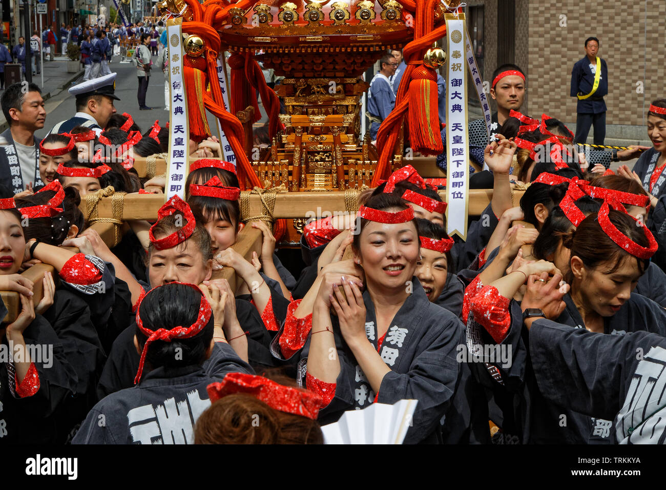 TOKYO, JAPON, 12 mai 2019 : Kanda Matsuri (Festival) ou Kanda est l'un des grands festivals Shinto de Tokyo et est tenue en mai, les années impaires Banque D'Images