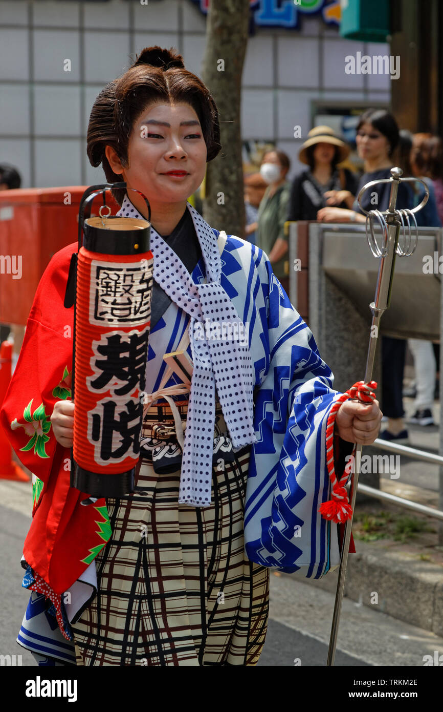 TOKYO, JAPON, 12 mai 2019 : Kanda Matsuri (Festival) ou Kanda est l'un des grands festivals Shinto de Tokyo et est tenue en mai, les années impaires Banque D'Images