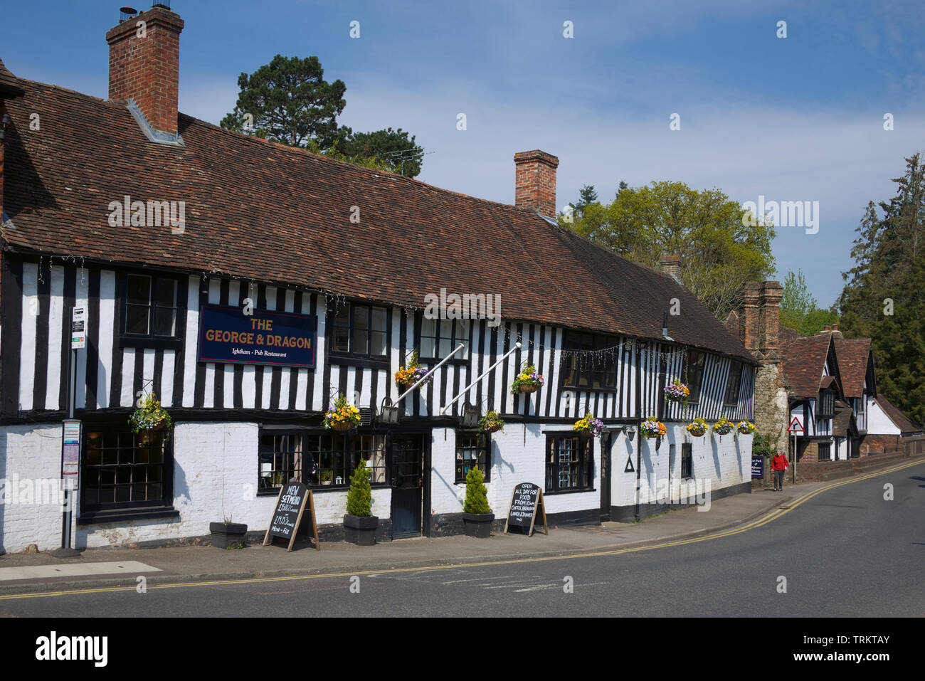 Le George & Dragon Ightham Kent England Banque D'Images