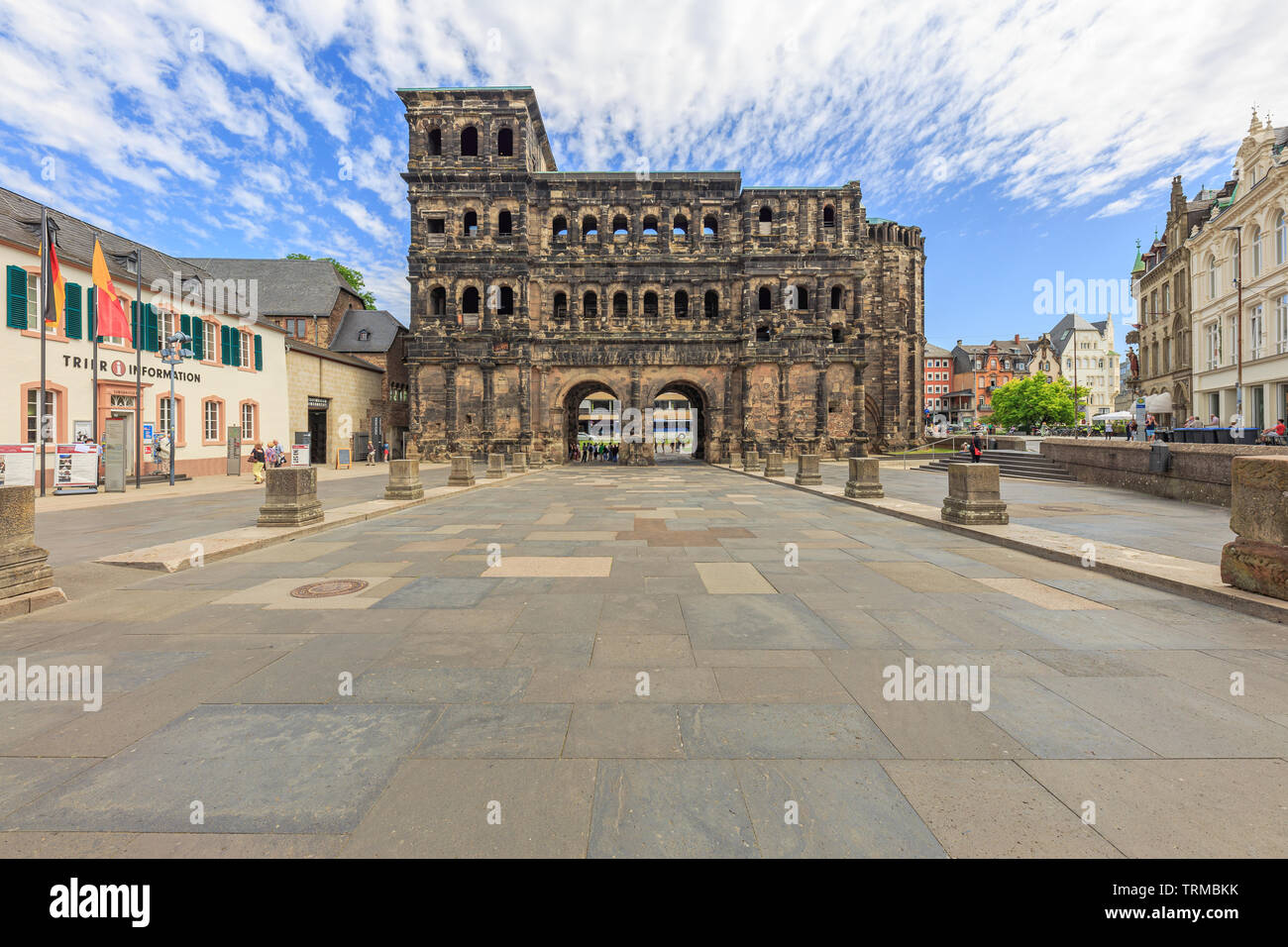 La Porta Nigra de Trèves Banque D'Images