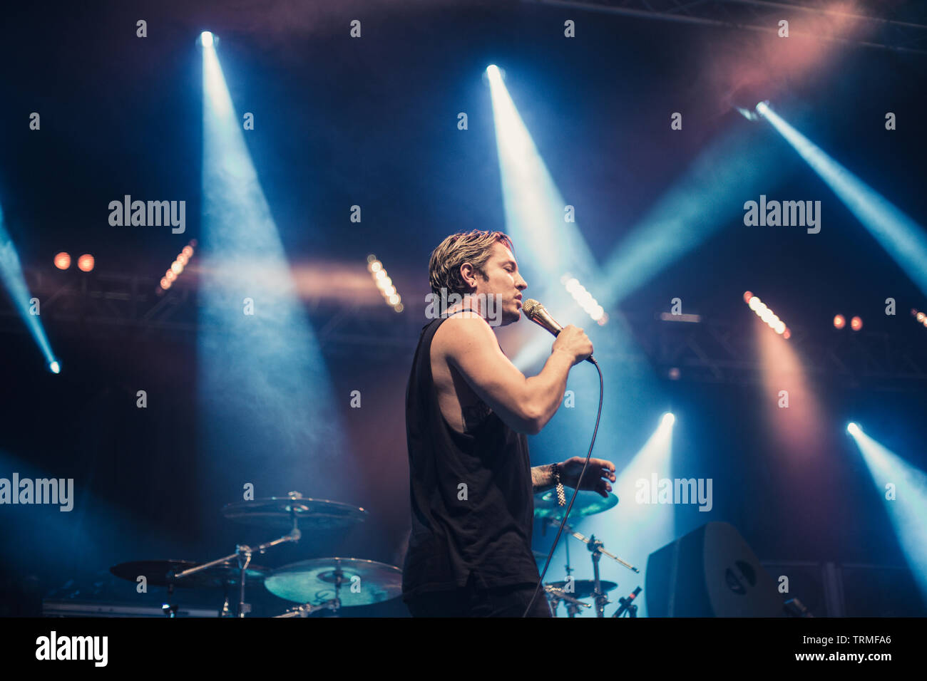 Le mot vivant live au festival slam dunk 2019 Banque D'Images