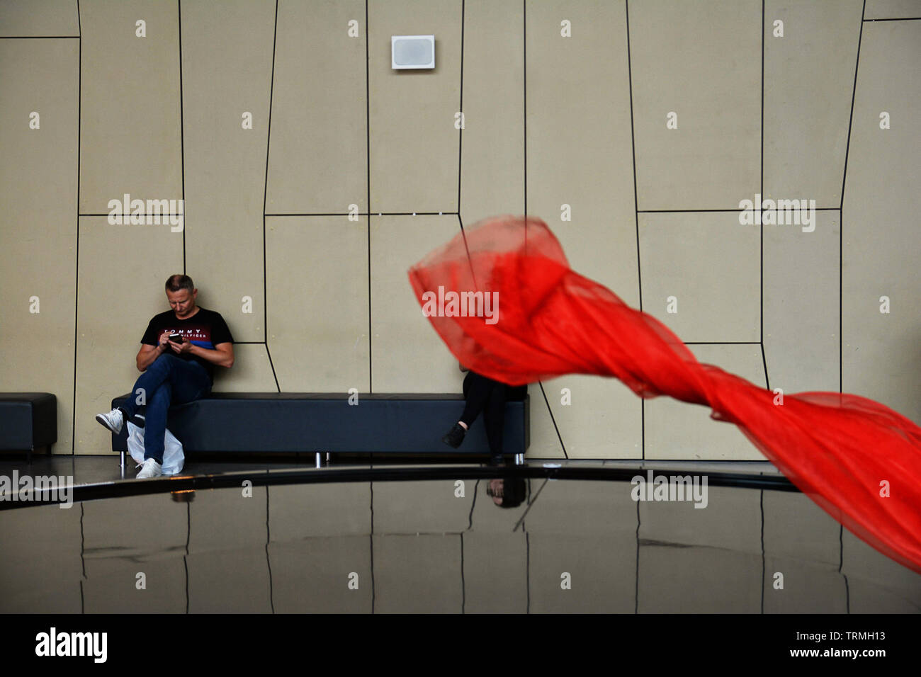 Musée des sciences Copernic avec des expériences scientifiques, des simulateurs, animation,meilleure attraction pour touristes dans tout le monde, Varsovie, Pologne Banque D'Images