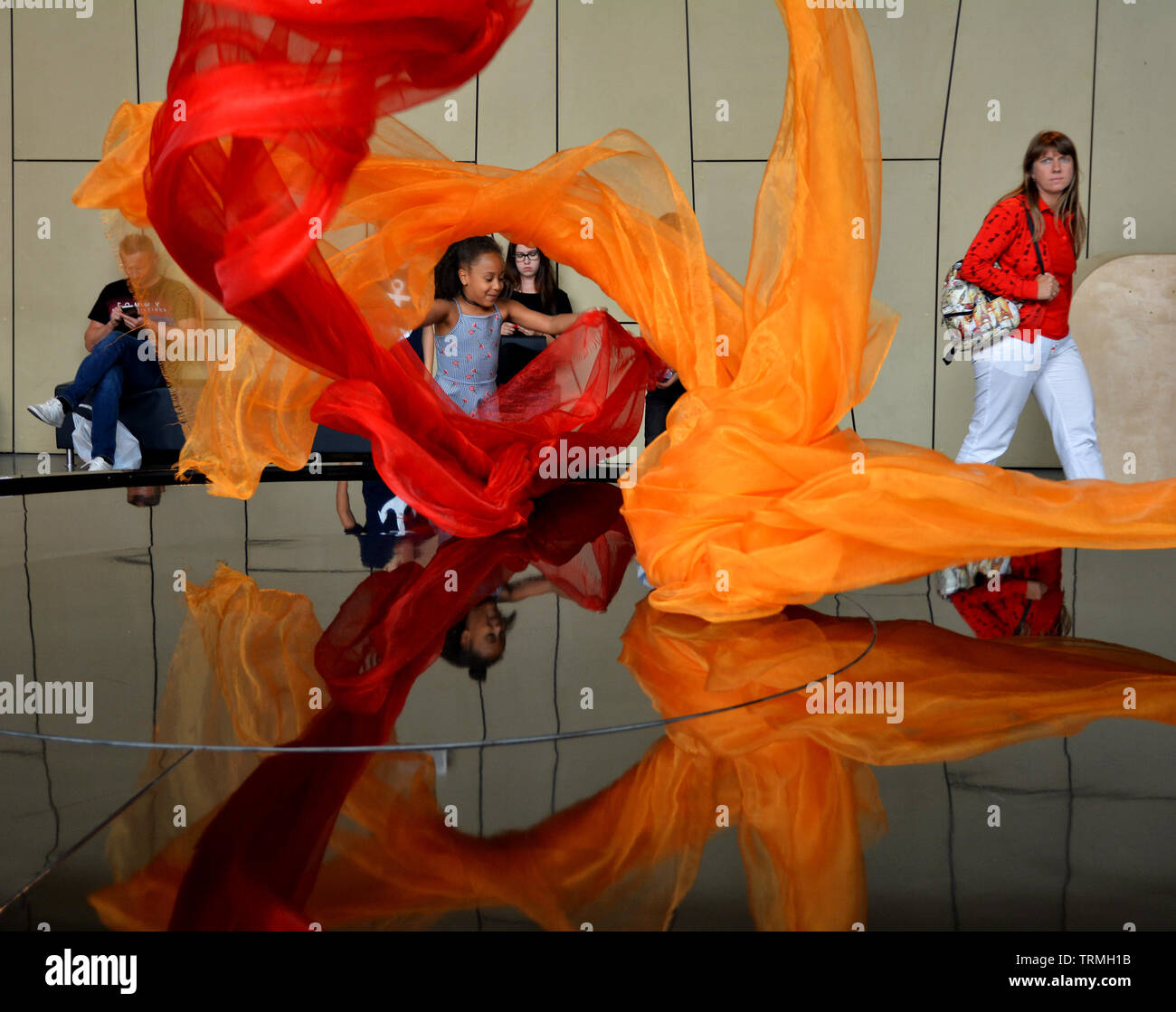 Musée des sciences Copernic avec des expériences scientifiques, des simulateurs, animation,meilleure attraction pour touristes dans tout le monde, Varsovie, Pologne Banque D'Images