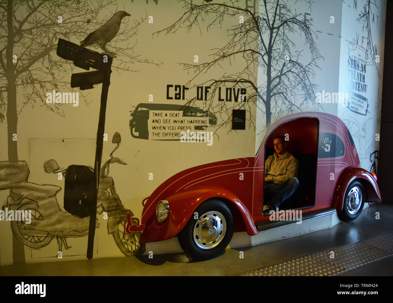 Musée des sciences Copernic avec des expériences scientifiques, des simulateurs, animation,meilleure attraction pour touristes dans tout le monde, Varsovie, Pologne Banque D'Images