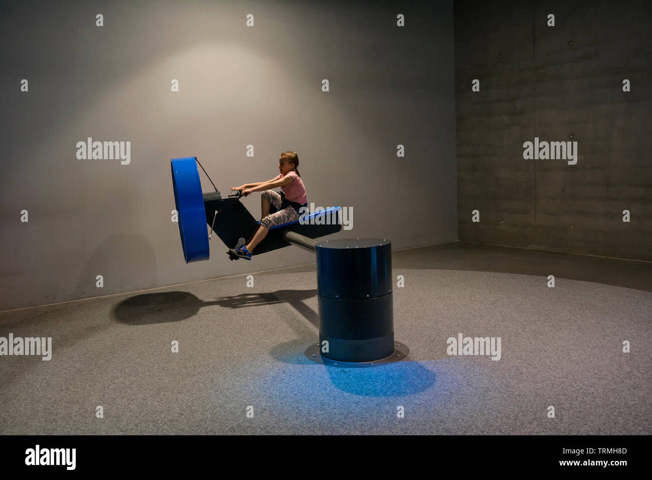 Musée des sciences Copernic avec des expériences scientifiques, des simulateurs, animation,meilleure attraction pour touristes dans tout le monde, Varsovie, Pologne Banque D'Images