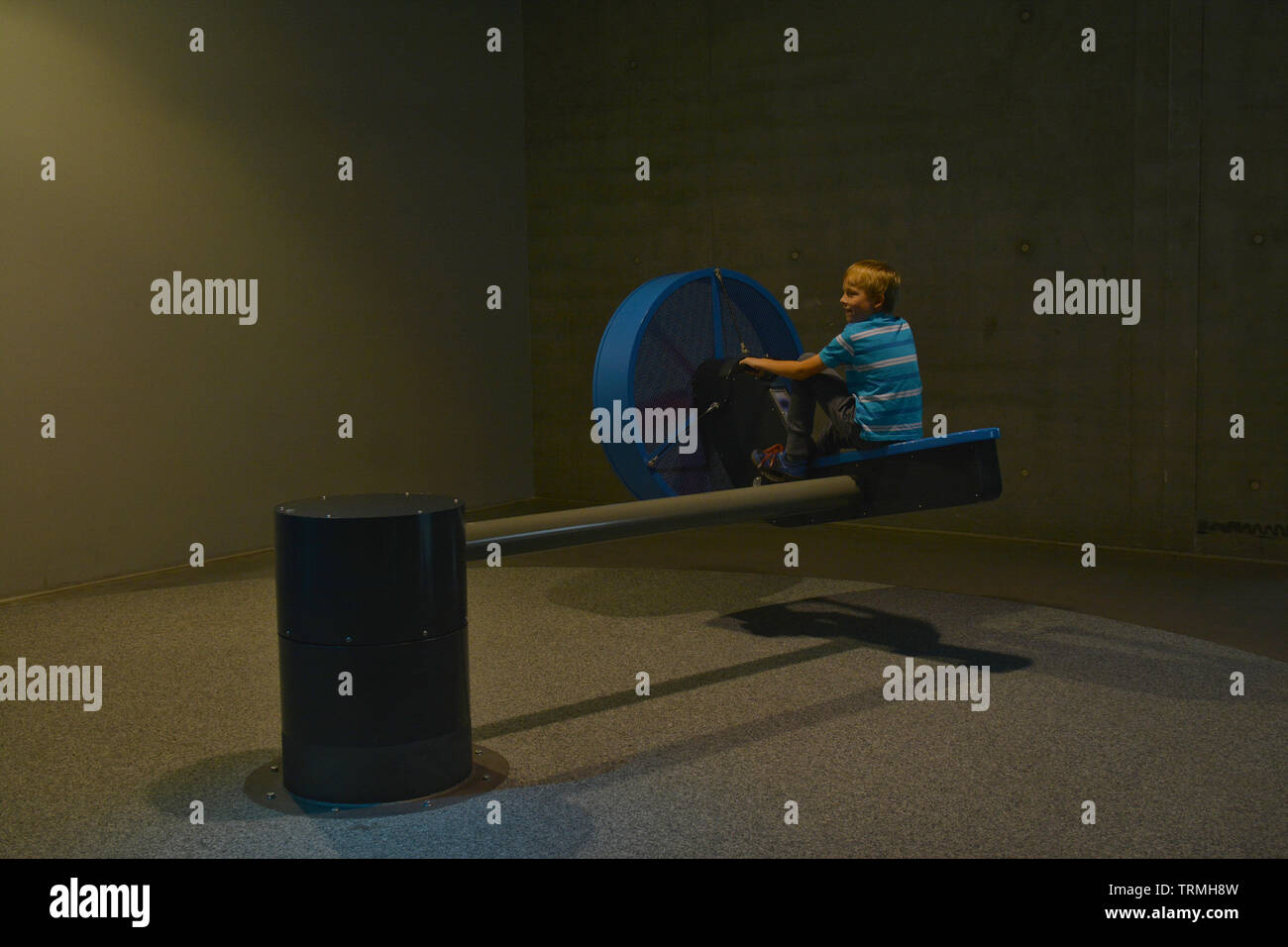 Musée des sciences Copernic avec des expériences scientifiques, des simulateurs, animation,meilleure attraction pour touristes dans tout le monde, Varsovie, Pologne Banque D'Images