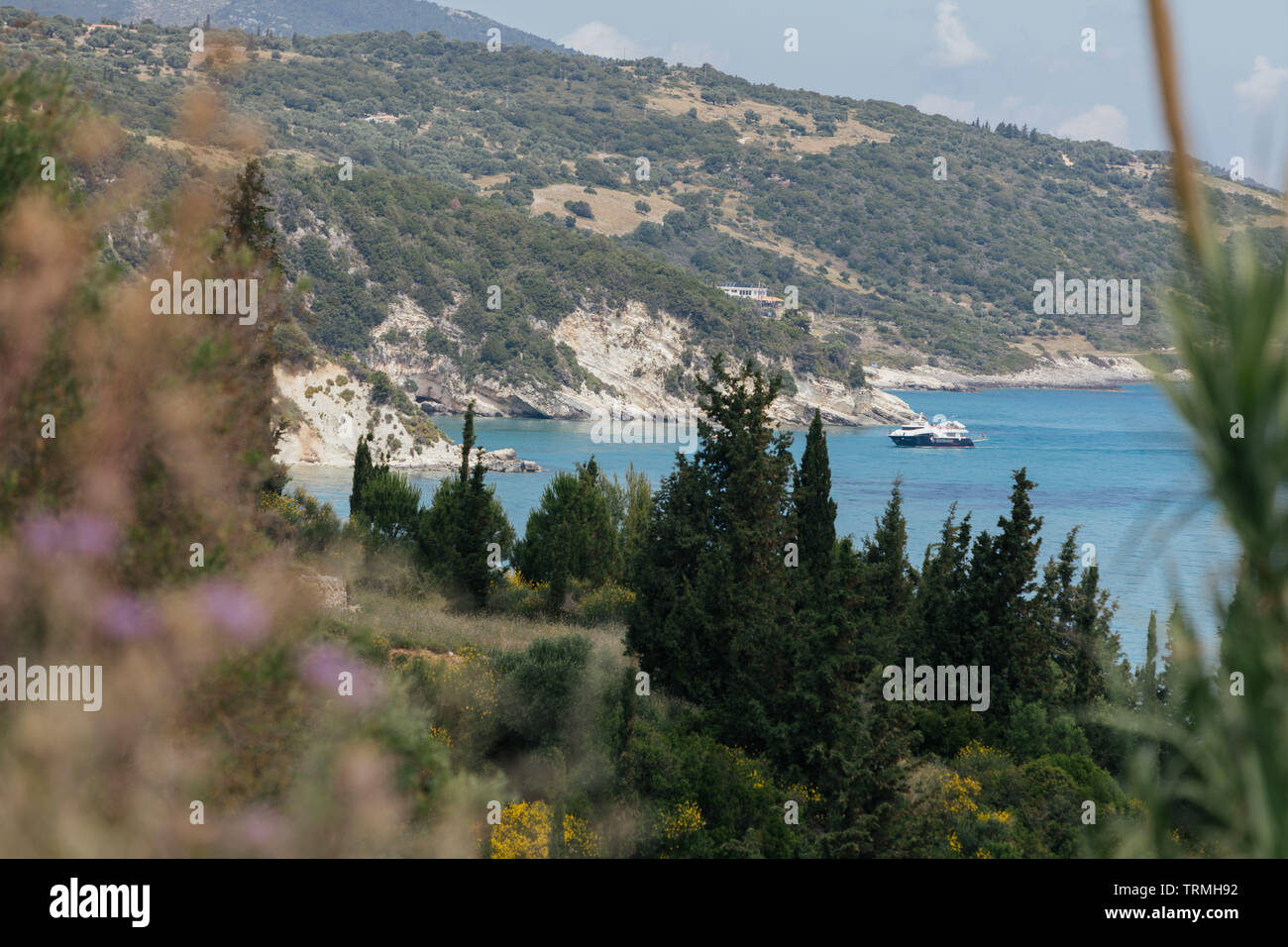 Zante beach view Banque D'Images