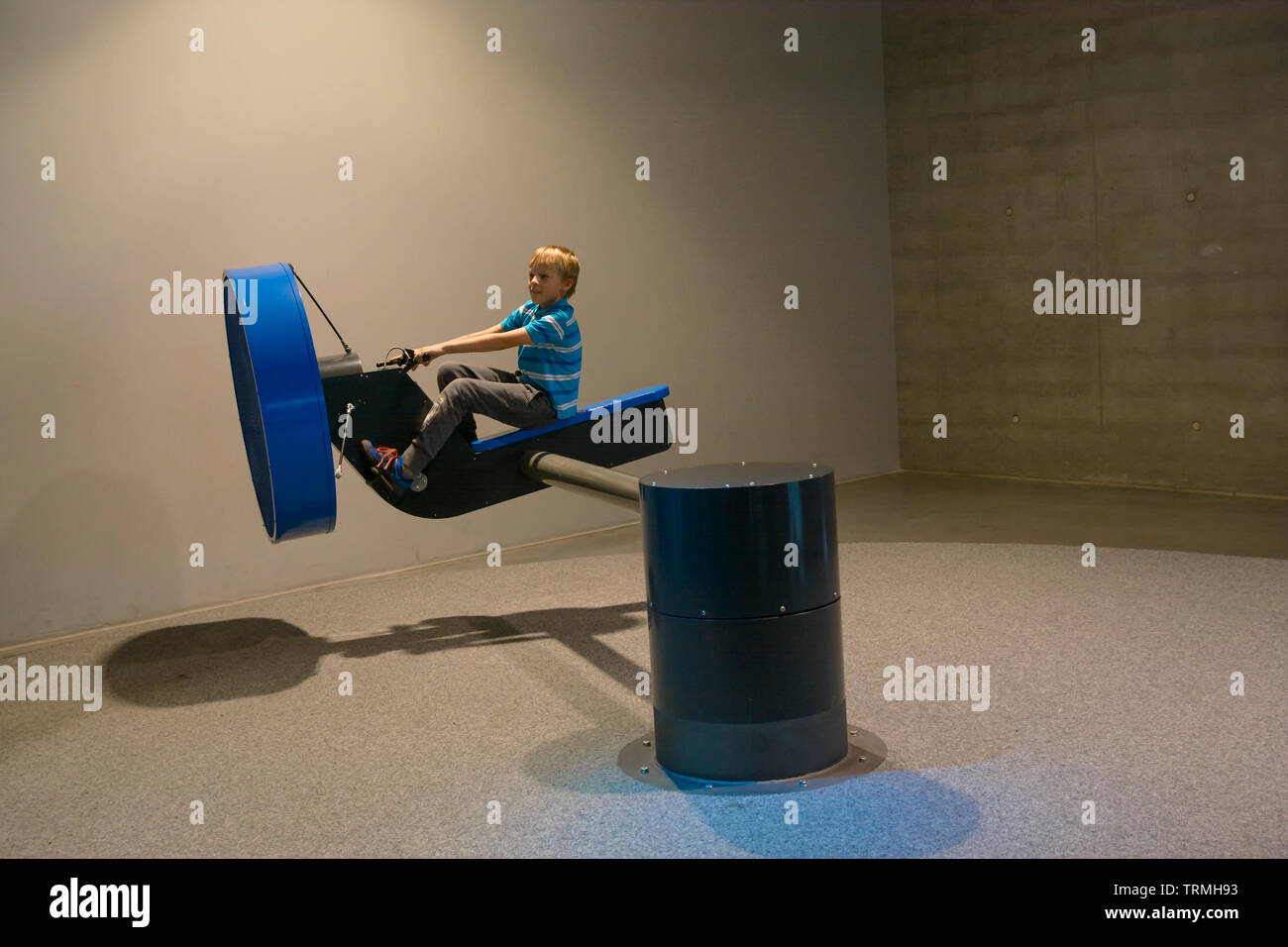 Musée des sciences Copernic avec des expériences scientifiques, des simulateurs, animation,meilleure attraction pour touristes dans tout le monde, Varsovie, Pologne Banque D'Images