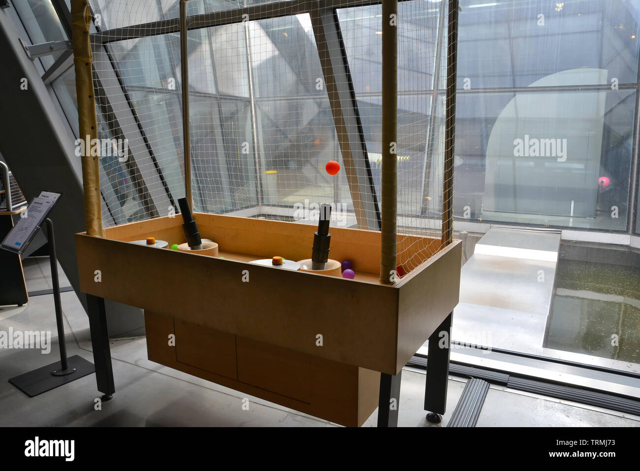 Musée des sciences Copernic avec des expériences scientifiques, des simulateurs, animation,meilleure attraction pour touristes dans tout le monde, Varsovie, Pologne Banque D'Images