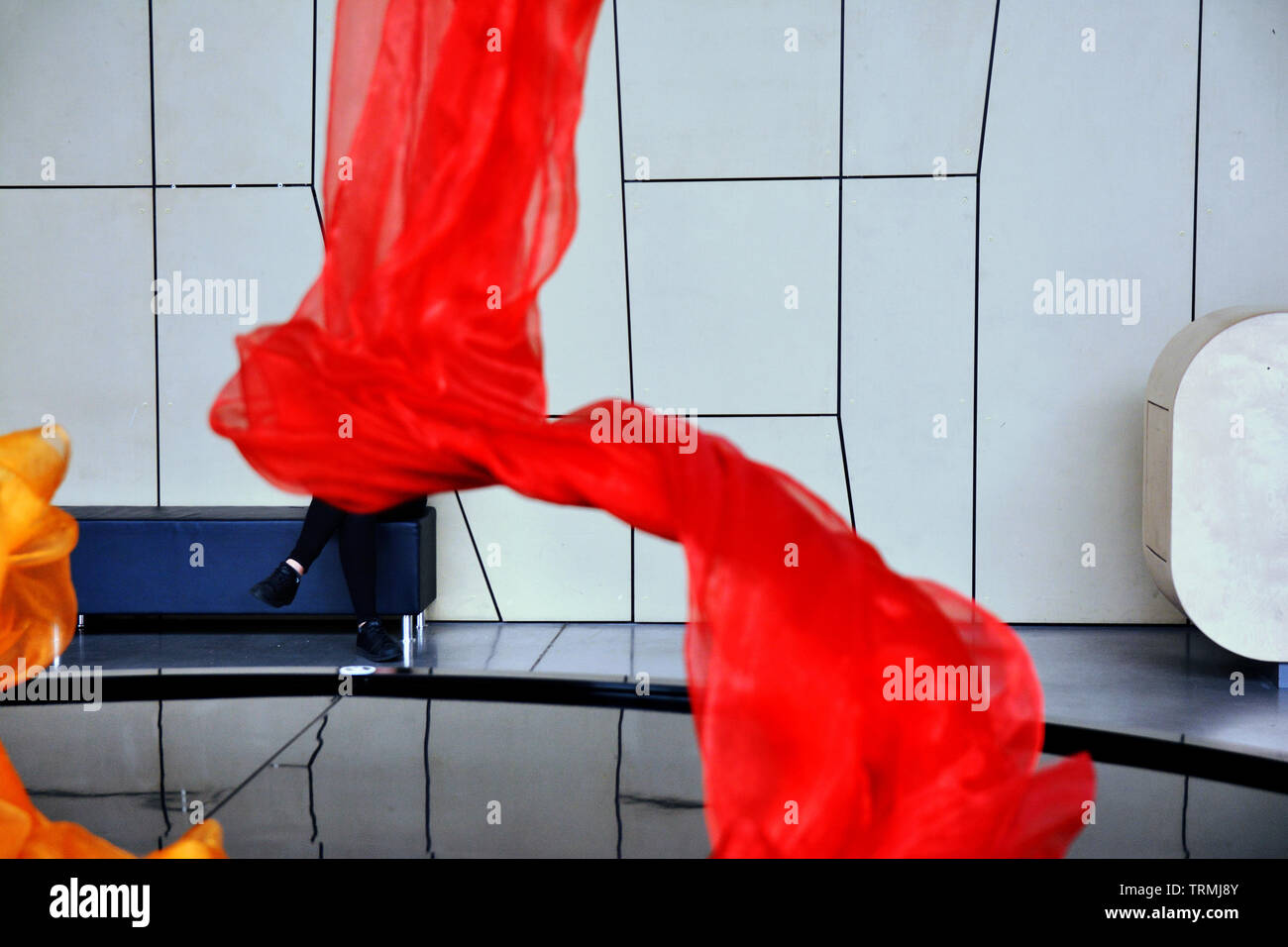 Musée des sciences Copernic avec des expériences scientifiques, des simulateurs, animation,meilleure attraction pour touristes dans tout le monde, Varsovie, Pologne Banque D'Images