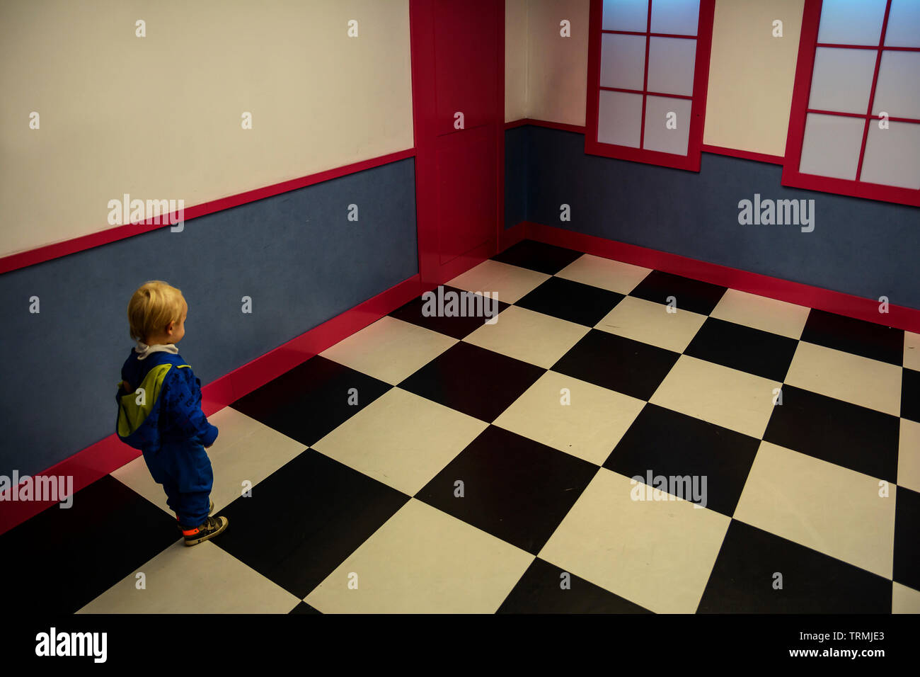 Musée des sciences Copernic avec des expériences scientifiques, des simulateurs, animation,meilleure attraction pour touristes dans tout le monde, Varsovie, Pologne Banque D'Images