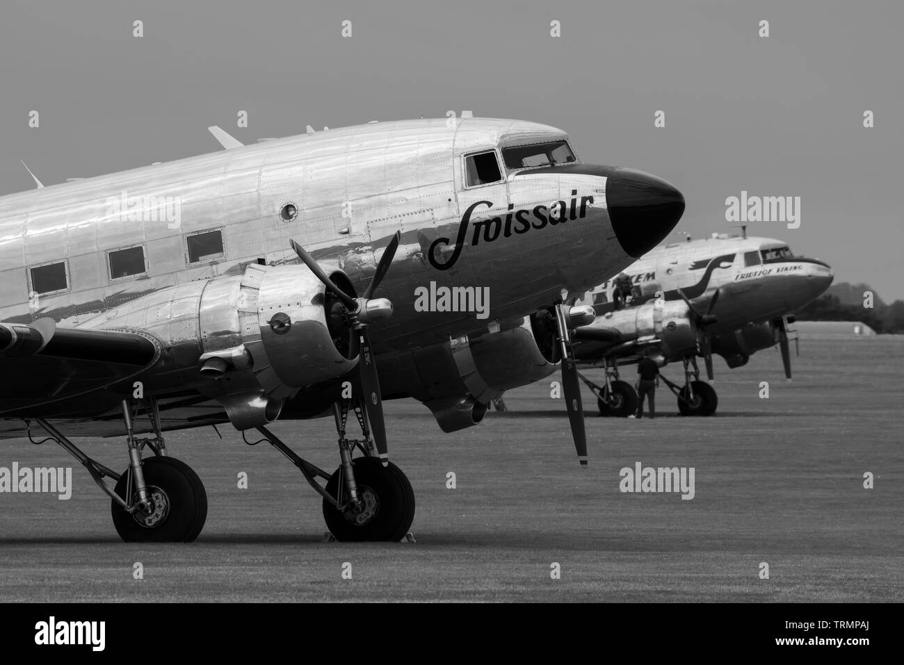 Daks sur Duxford Banque D'Images