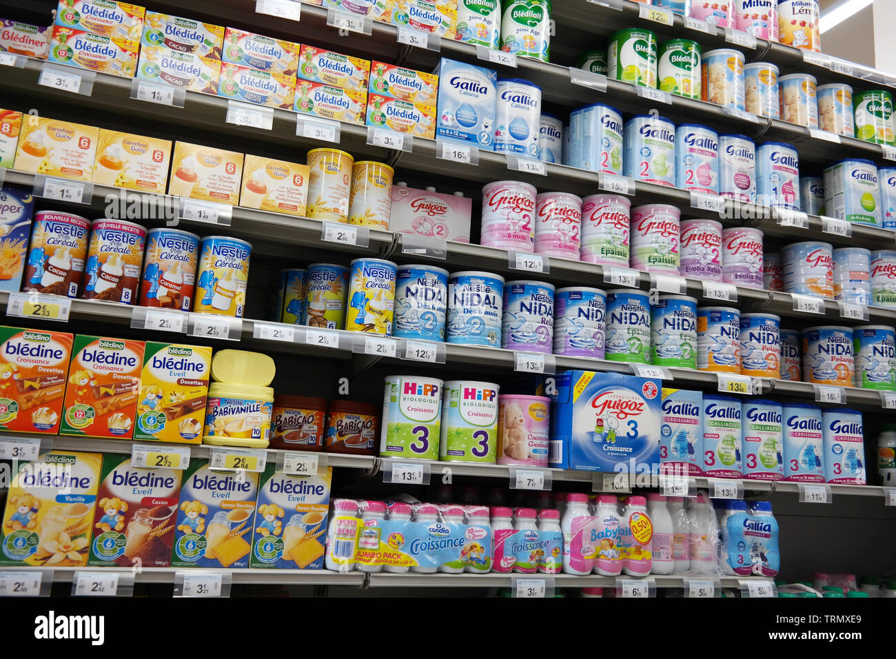 Carrefour Baby Food Banque D Image Et Photos Alamy