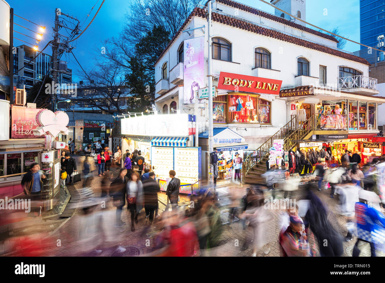 L'Asie, Japon, Tokyo, Harajuku Takeshita street district ; Banque D'Images