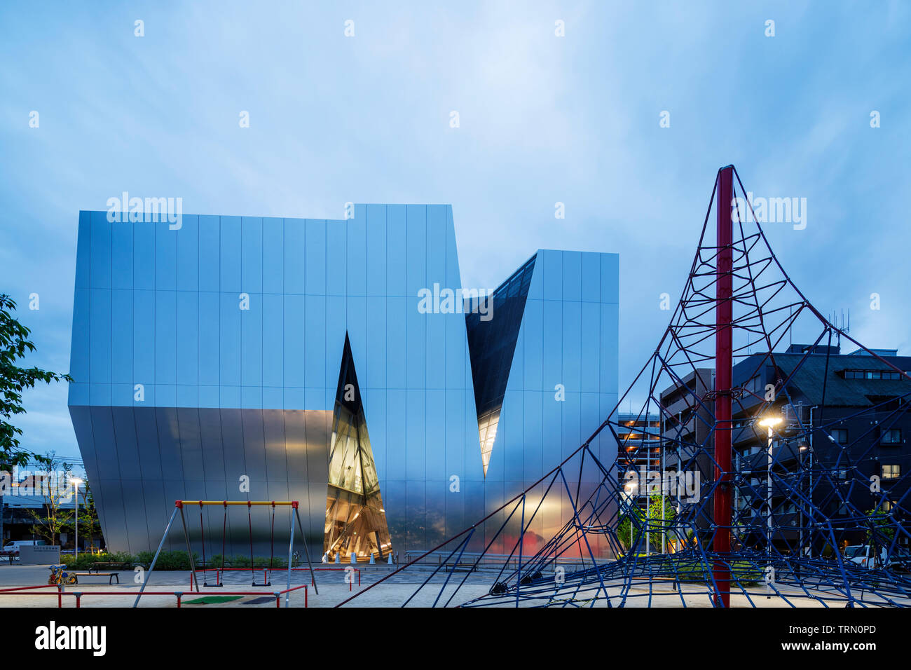 L'Asie, Japon, Tokyo, Sumida Hokusai l'Ukiyo-e museum conçu par Kazuyo Sejima Banque D'Images