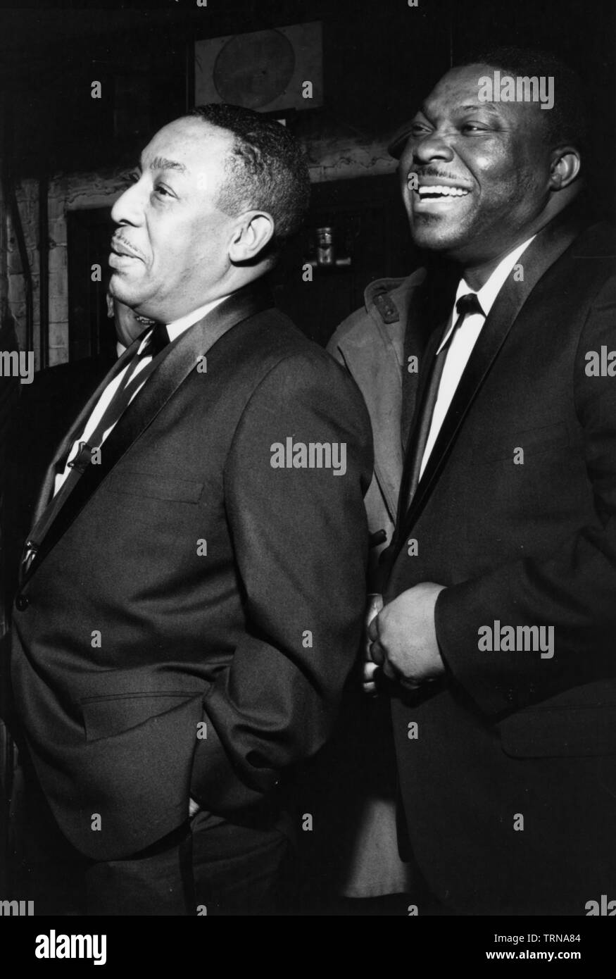 Cat Anderson et Johnny Hodges, Duke Ellington Band, 1962. Créateur : Brian Foskett. Banque D'Images