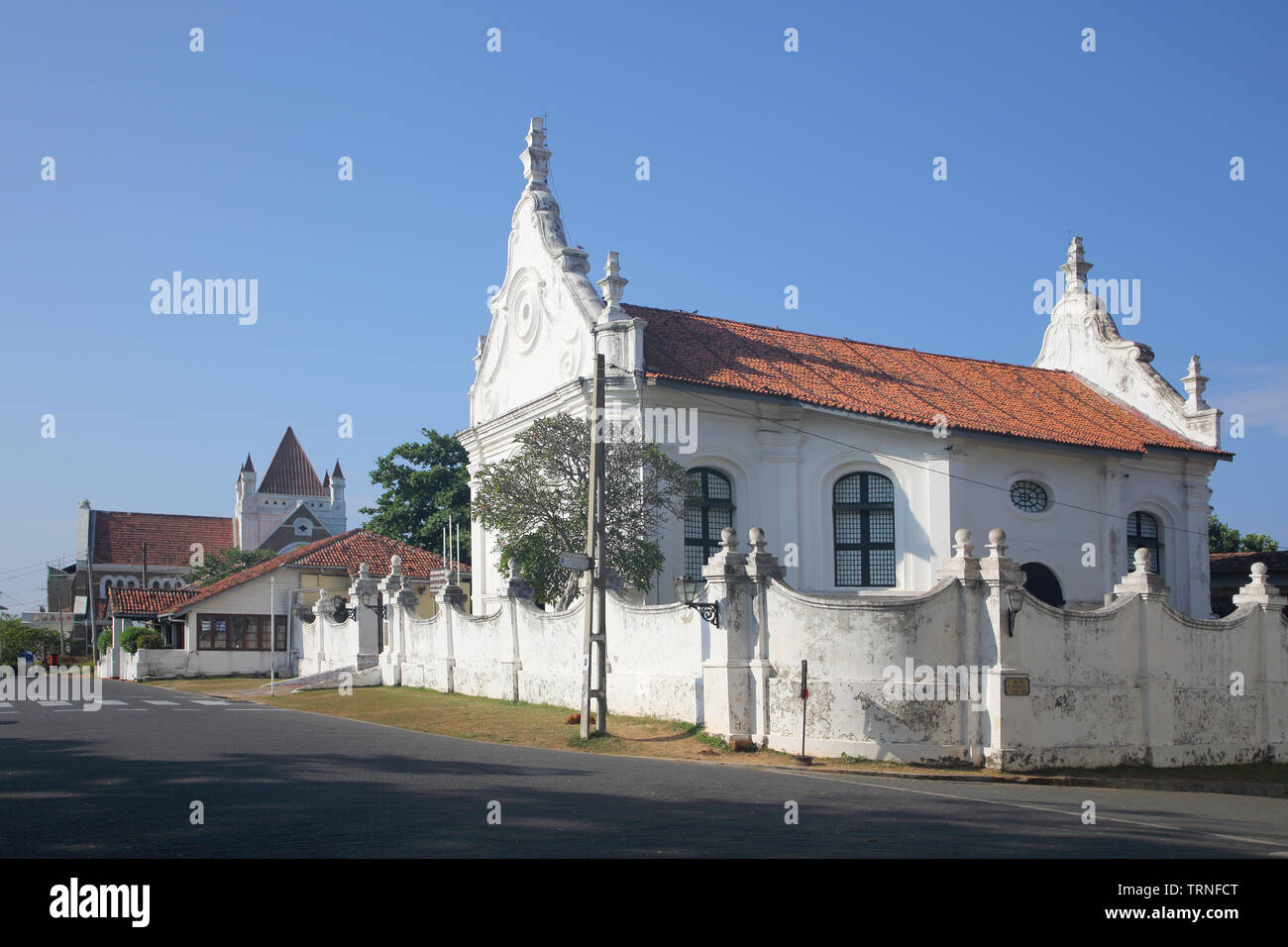 L'ancienne église dans la réforme néerlandaise galle fort Sri lanka Banque D'Images