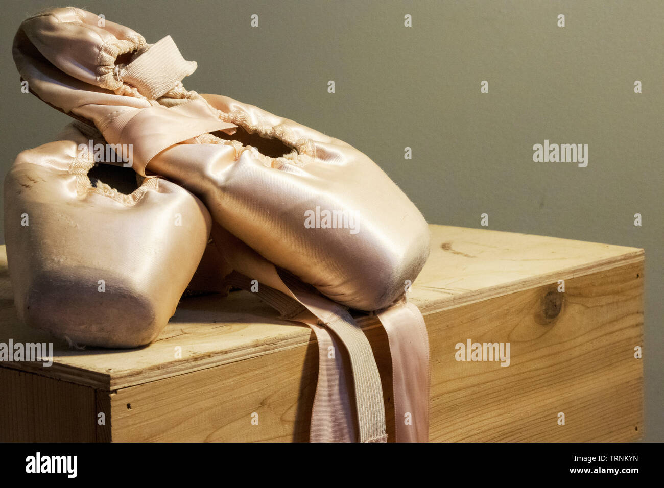 Le point d'un danseur d'inspiration Chaussures Banque D'Images