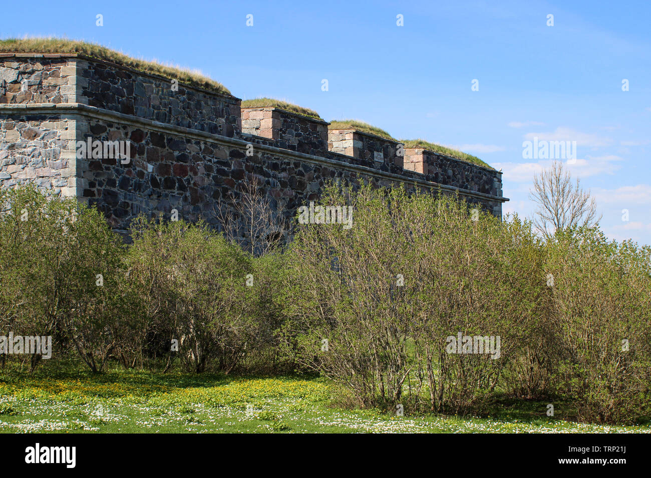 Forteresse de Suomenlinna à Helsinki, Finlande Banque D'Images