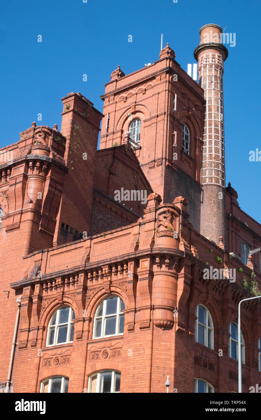 Cains,Brasserie,rouge,brick,des,la mer Baltique,Triangle Triangle baltes,Liverpool, Merseyside,Nord,ville,Angleterre,UK,GB,Grande Bretagne,Europe, Banque D'Images