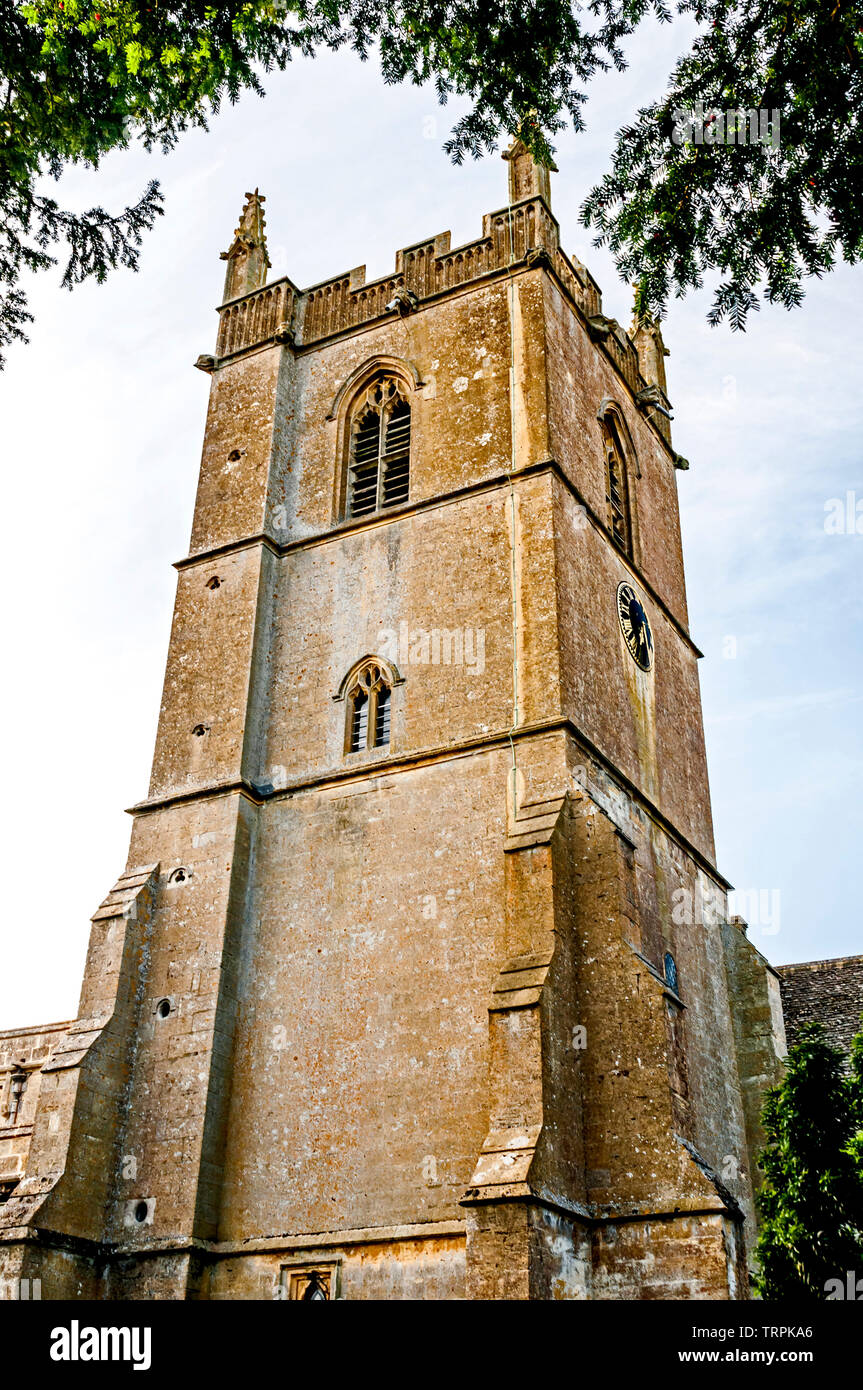 Stow-on-the Wold (Arles, France) : église St Edward's Banque D'Images