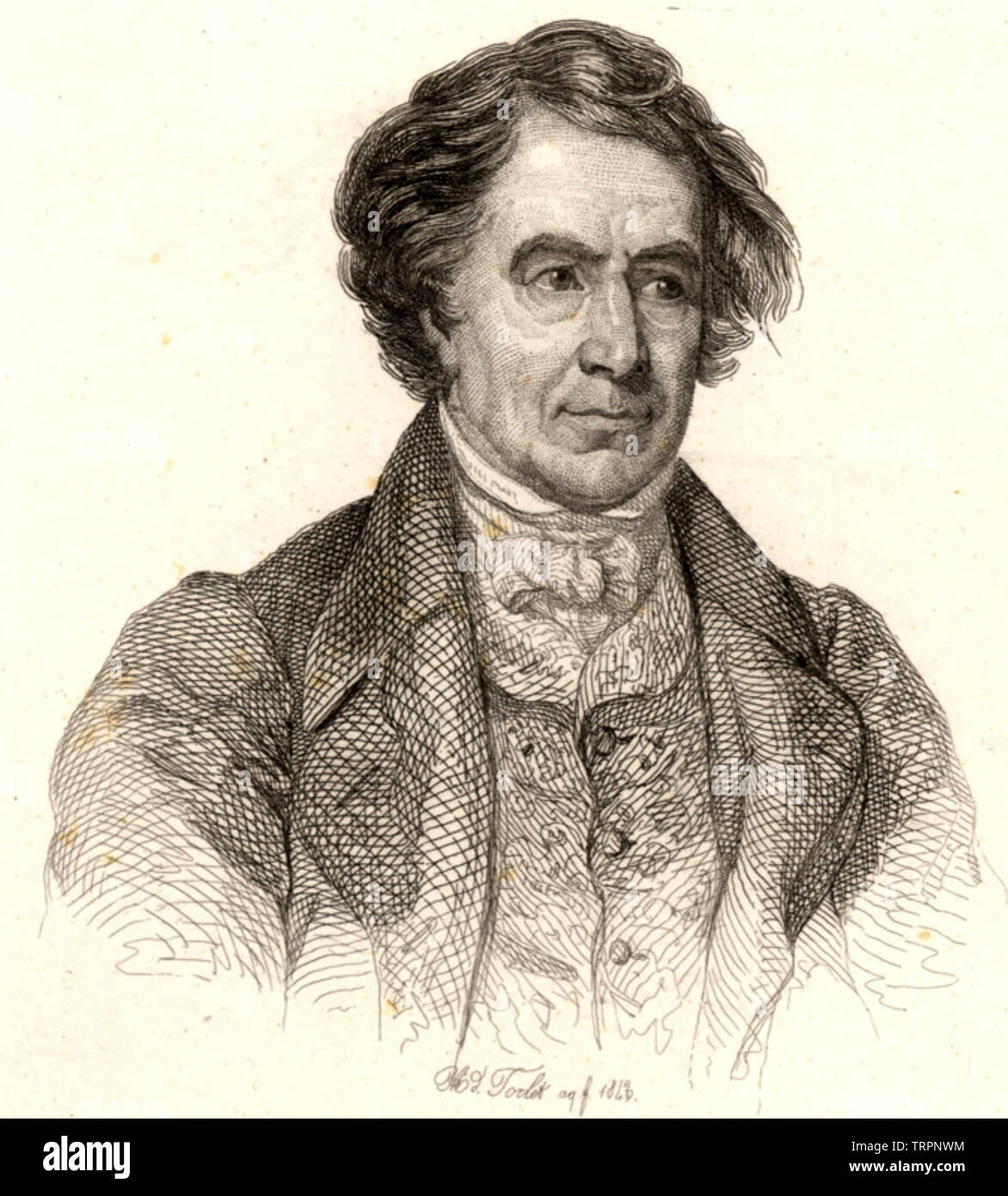 FRANÇOIS Arago (1786-1853) mathématicien et astronome Français, Banque D'Images