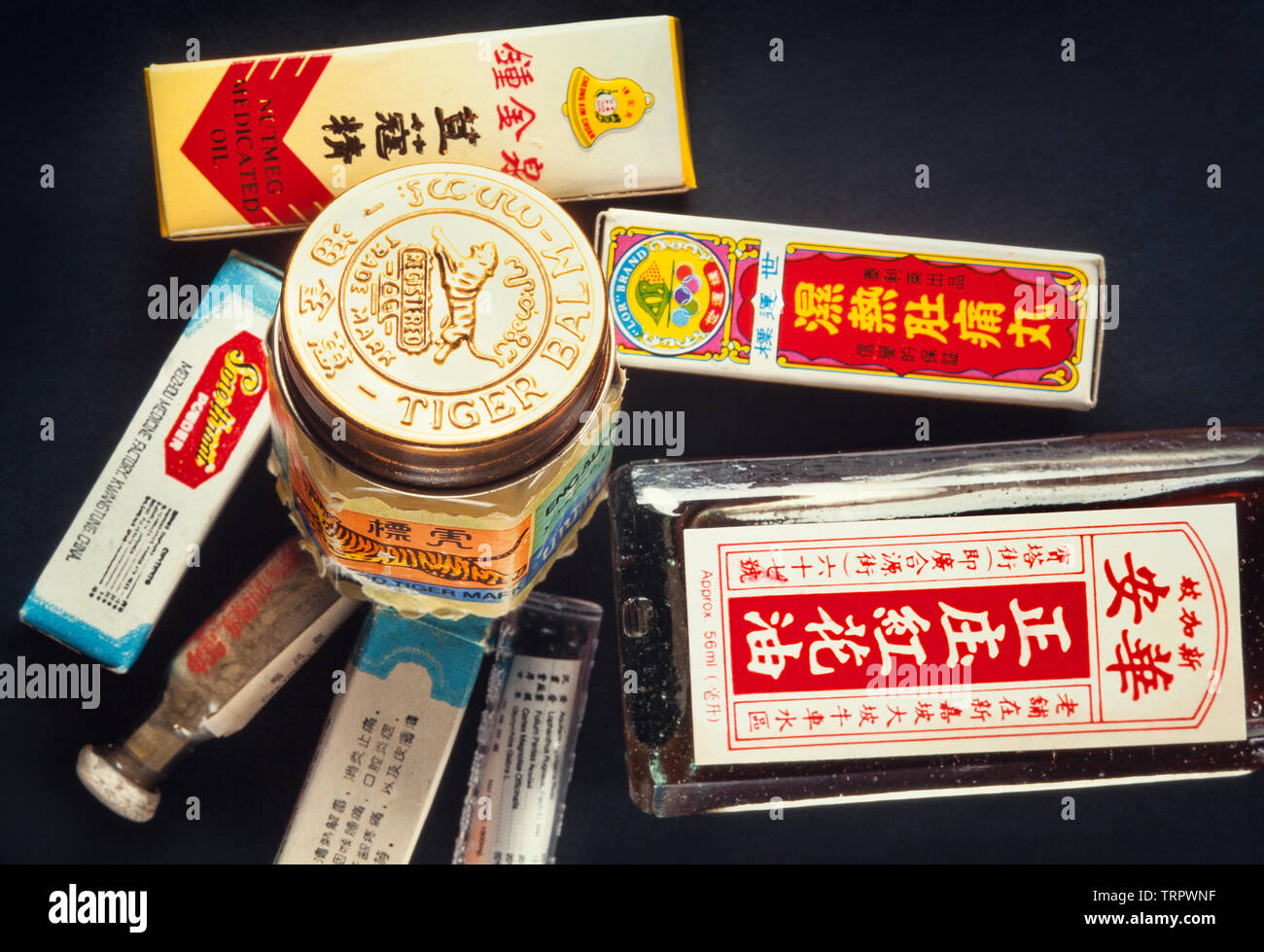 Médicaments commerciaux chinois Banque D'Images