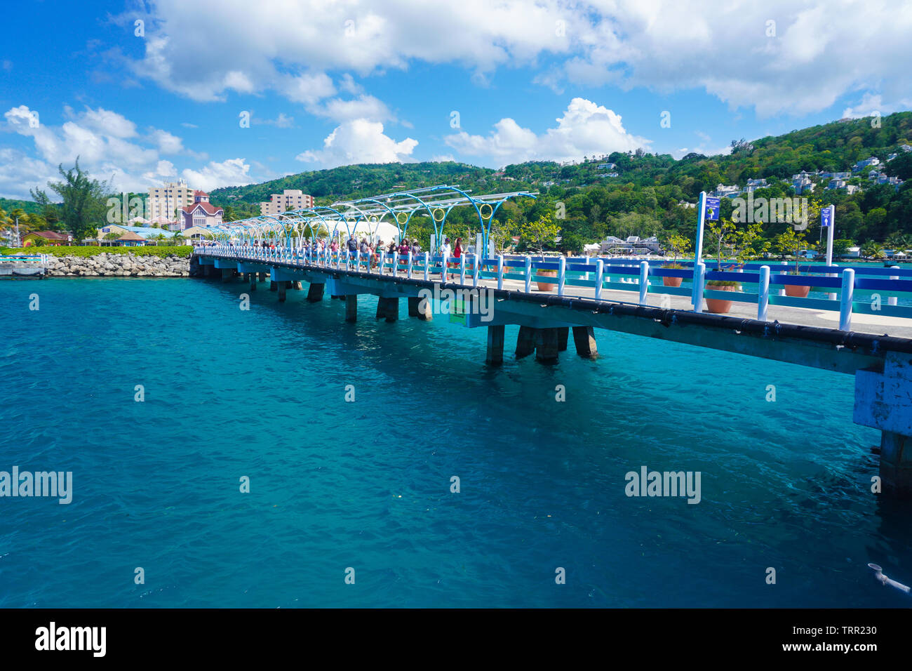 Le beau port d'Ochos Rios en Jamaïque. Crédit photo : Marty Jean-Louis Banque D'Images